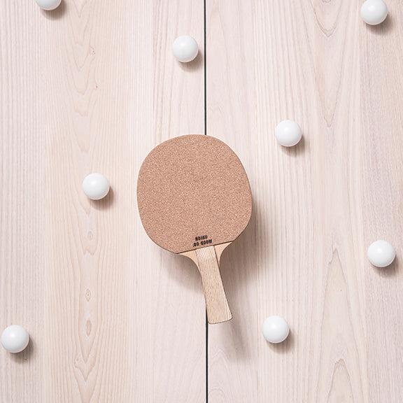 custom ping pong paddle with cork surface